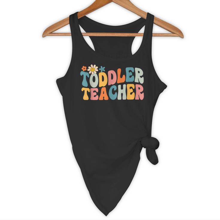 Groovy Toddler Teacher Appreciation Back To School Flowy Tank, novelty gifts, funny gifts Groovy Toddler Teacher Appreciation Back To School Flowy Tank, novelty gifts, funny gifts