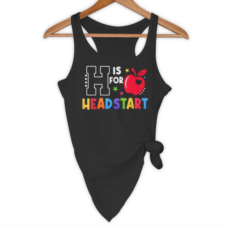 H Is For Head Start Teacher First Day Of School Tee Flowy Tank, novelty gifts, funny gifts H Is For Head Start Teacher First Day Of School Tee Flowy Tank, novelty gifts, funny gifts