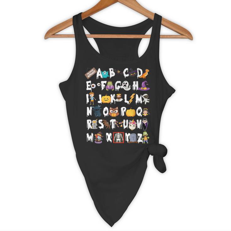 Halloween Alphabet ABCs Learning Kindergarten Teacher Men Women Kids Flowy Tank, novelty gifts, funny gifts Halloween Alphabet ABCs Learning Kindergarten Teacher Men Women Kids Flowy Tank, novelty gifts, funny gifts