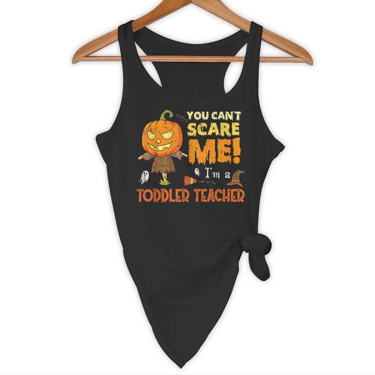 Halloween You Can't Scare Toddler Teacher For Men Women Flowy Tank, novelty gifts, funny gifts Halloween You Can't Scare Toddler Teacher For Men Women Flowy Tank, novelty gifts, funny gifts