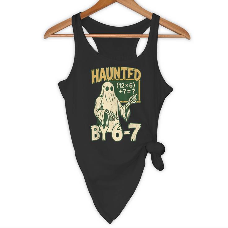 Halloween Costume Haunted By 67 Ghost Math Teacher Professor Flowy Tank, novelty gifts, funny gifts Halloween Costume Haunted By 67 Ghost Math Teacher Professor Flowy Tank, novelty gifts, funny gifts