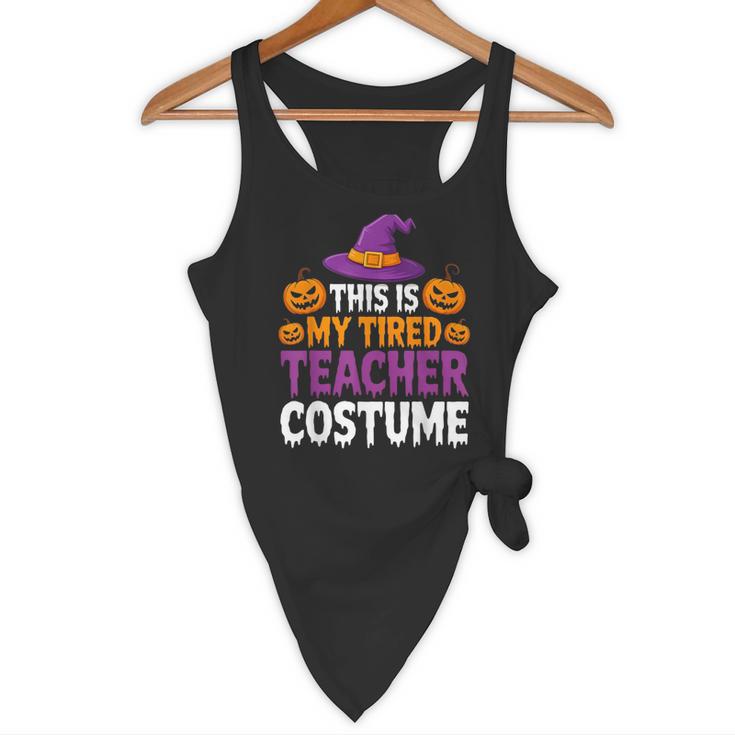 Halloween Costumes For Teachers Tired Teacher Costume Tee Flowy Tank, novelty gifts, funny gifts Halloween Costumes For Teachers Tired Teacher Costume Tee Flowy Tank, novelty gifts, funny gifts