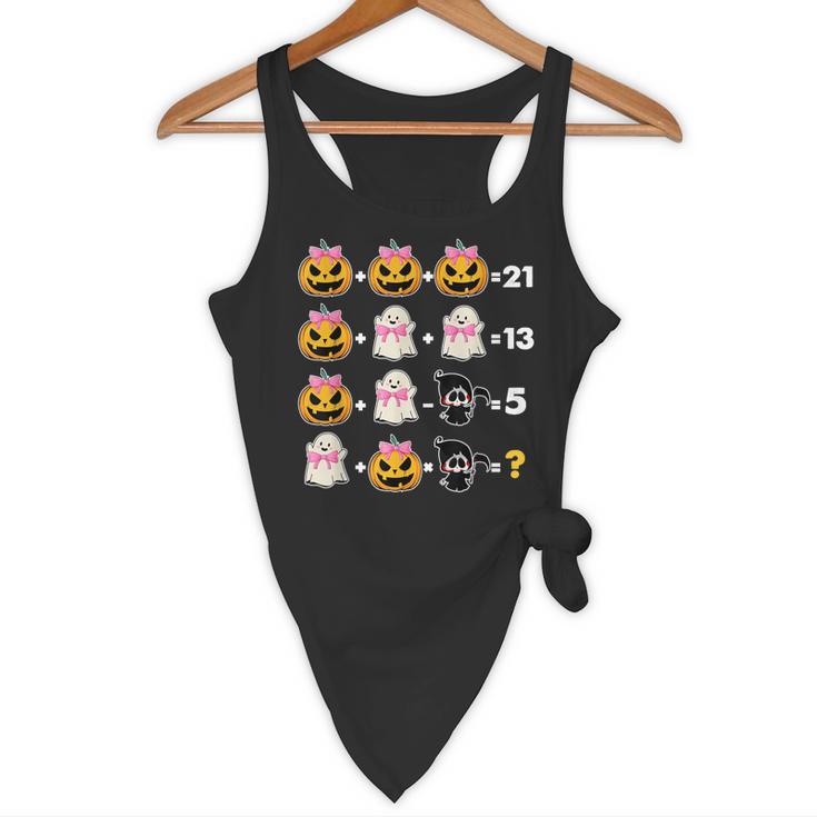 Halloween Math Teacher Men Women Order Of Operations Flowy Tank, novelty gifts, funny gifts