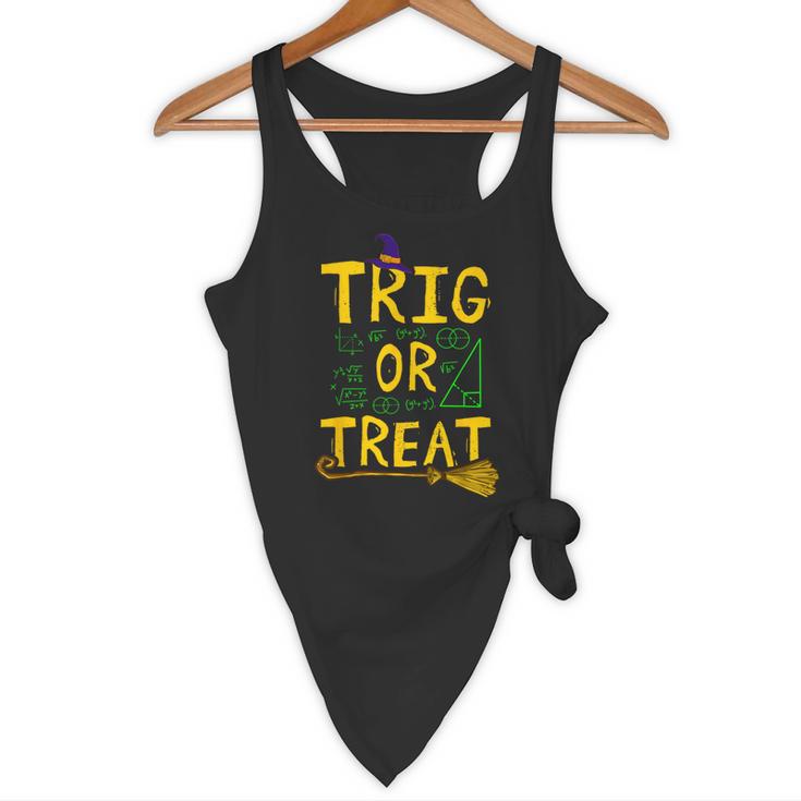 Halloween Math Teacher Trig Or Treat Student School College Flowy Tank, novelty gifts, funny gifts Halloween Math Teacher Trig Or Treat Student School College Flowy Tank, novelty gifts, funny gifts
