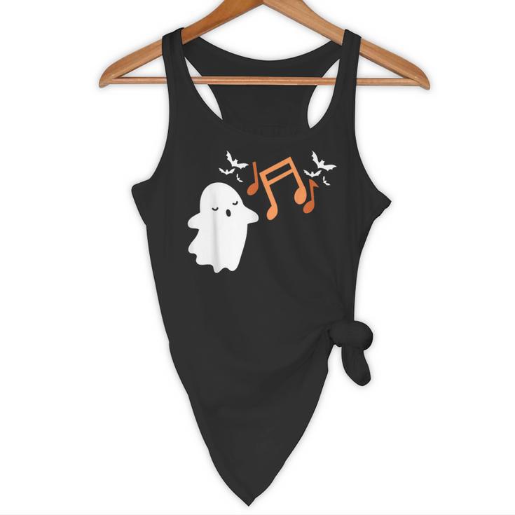 Halloween Music Note Ghost Teacher Fall Musical Instrument Flowy Tank, novelty gifts, funny gifts Halloween Music Note Ghost Teacher Fall Musical Instrument Flowy Tank, novelty gifts, funny gifts