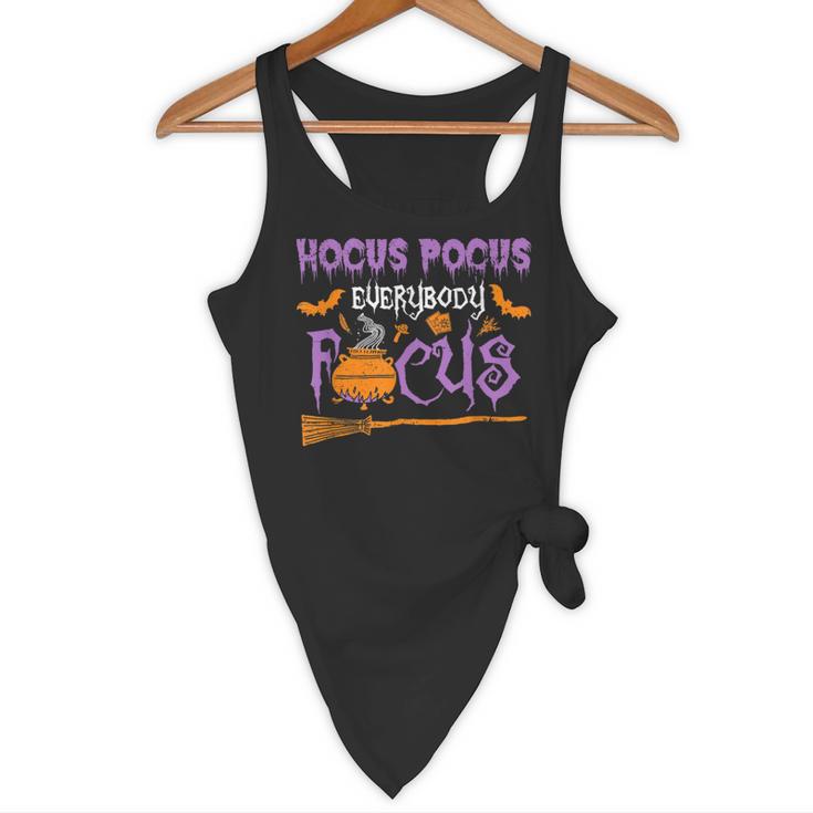 Halloween Teacher Or Student Hocus Pocus Everybody Focus For Men Women Kids Flowy Tank, novelty gifts, funny gifts Halloween Teacher Or Student Hocus Pocus Everybody Focus For Men Women Kids Flowy Tank, novelty gifts, funny gifts