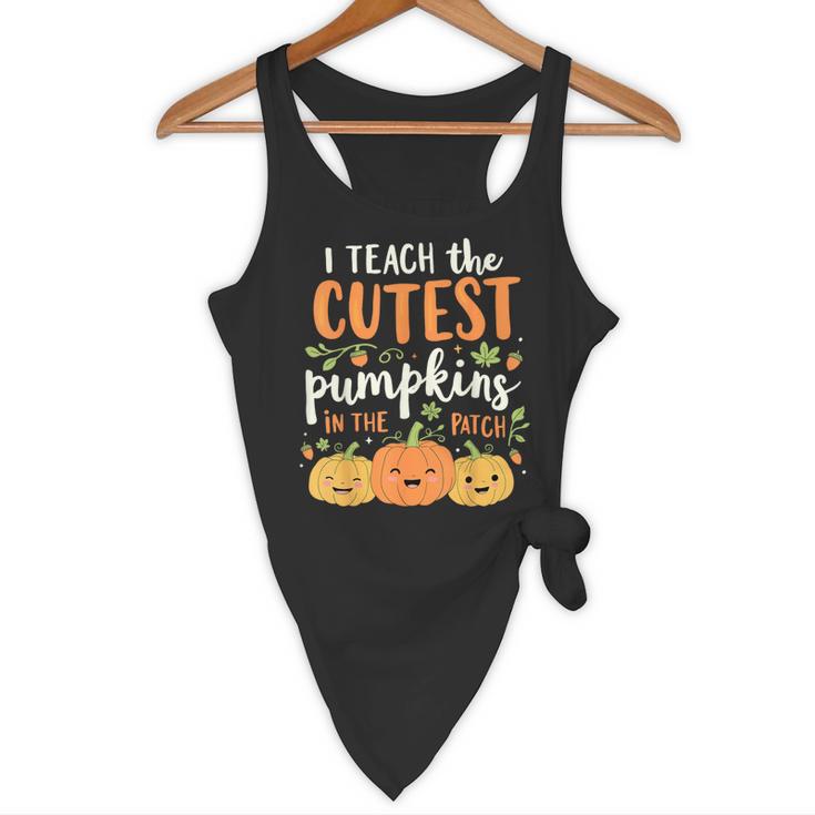 Halloween Teacher I Teach The Cutest Pumpkins In The Patch Flowy Tank, novelty gifts, funny gifts Halloween Teacher I Teach The Cutest Pumpkins In The Patch Flowy Tank, novelty gifts, funny gifts