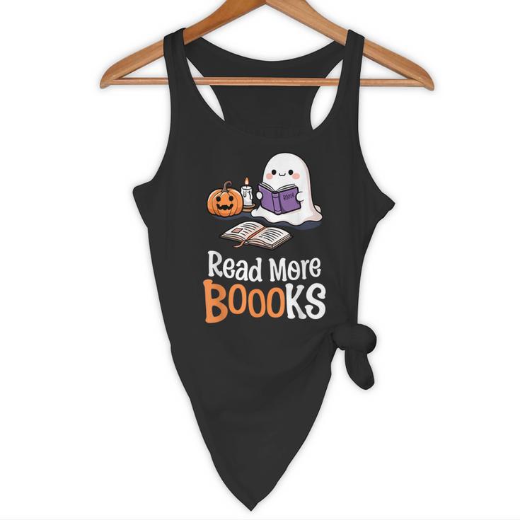 Halloween Teacher Women Cute Reading Ghost Read More Books Flowy Tank, novelty gifts, funny gifts Halloween Teacher Women Cute Reading Ghost Read More Books Flowy Tank, novelty gifts, funny gifts