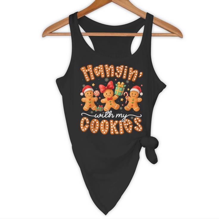 Hangin With My Cookies Gingerbread Men Women Xmas Teacher Flowy Tank, novelty gifts, funny gifts Hangin With My Cookies Gingerbread Men Women Xmas Teacher Flowy Tank, novelty gifts, funny gifts