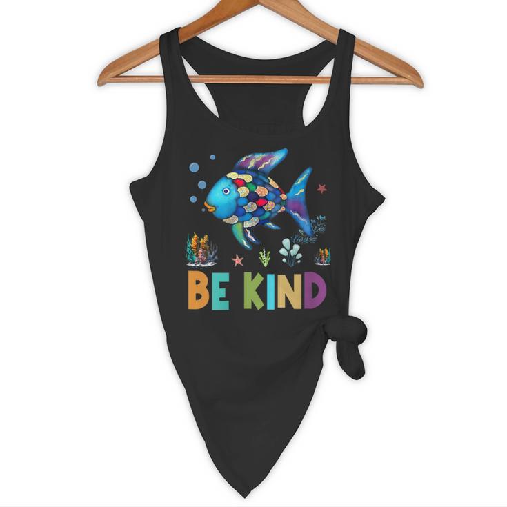 Happy First Day Of School Fish Rainbows Teacher Be Kind Flowy Tank, novelty gifts, funny gifts Happy First Day Of School Fish Rainbows Teacher Be Kind Flowy Tank, novelty gifts, funny gifts