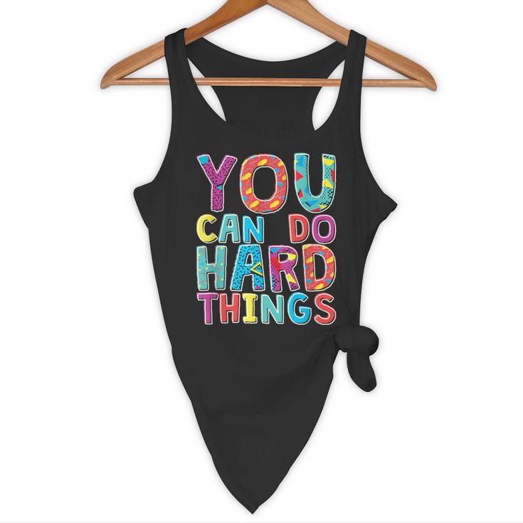 You Can Do Hard Things School Student Teachers Flowy Tank, novelty gifts, funny gifts You Can Do Hard Things School Student Teachers Flowy Tank, novelty gifts, funny gifts