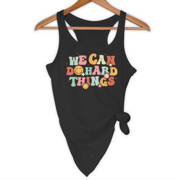We Can Do Hard Things Teacher Back To School Teacher Student Flowy Tank, novelty gifts, funny gifts We Can Do Hard Things Teacher Back To School Teacher Student Flowy Tank, novelty gifts, funny gifts