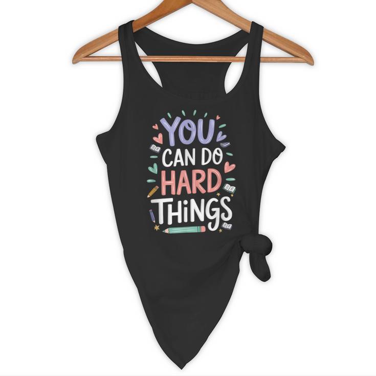 You Can Do Hard Things Test Day Teacher Kids Flowy Tank, novelty gifts, funny gifts You Can Do Hard Things Test Day Teacher Kids Flowy Tank, novelty gifts, funny gifts