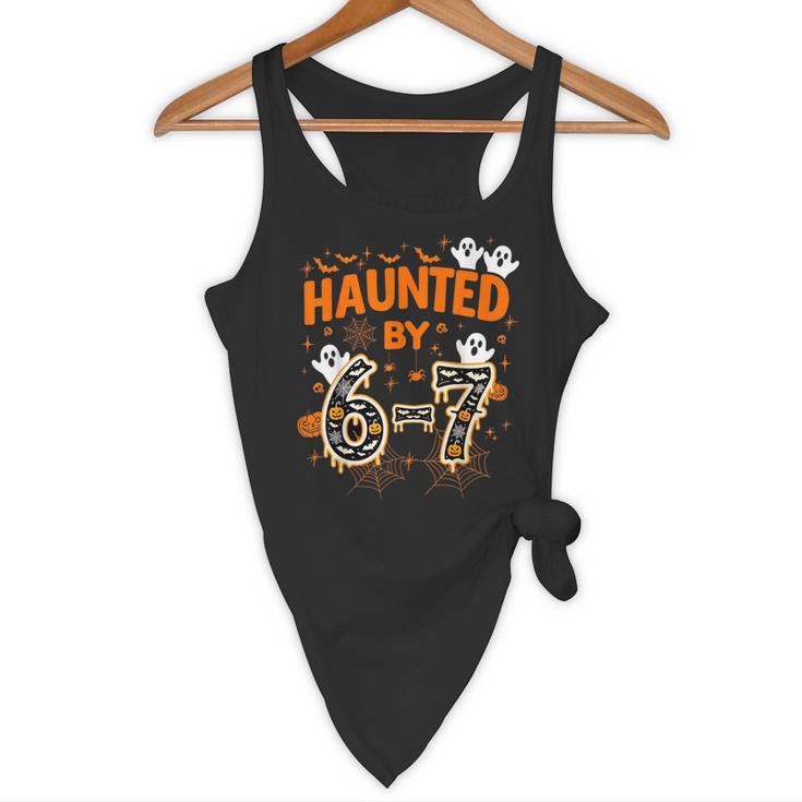 Haunted By 6-7 Halloween Math Teacher Joke Flowy Tank, novelty gifts, funny gifts Haunted By 6-7 Halloween Math Teacher Joke Flowy Tank, novelty gifts, funny gifts