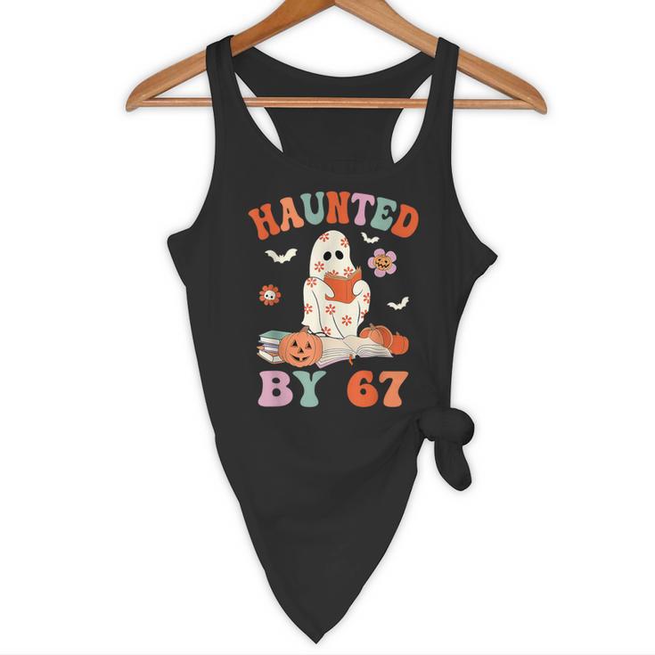 Haunted By 67 Boo Ghost Teacher 6 7 Halloween Costume Flowy Tank, novelty gifts, funny gifts Haunted By 67 Boo Ghost Teacher 6 7 Halloween Costume Flowy Tank, novelty gifts, funny gifts