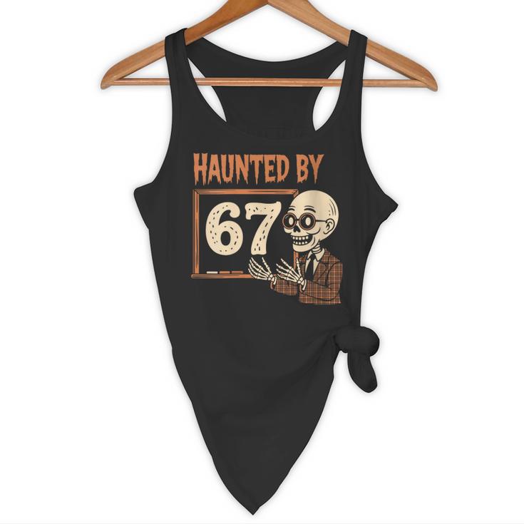Haunted By 67 Halloween 67 Meme Six Seven Teacher Flowy Tank, novelty gifts, funny gifts Haunted By 67 Halloween 67 Meme Six Seven Teacher Flowy Tank, novelty gifts, funny gifts