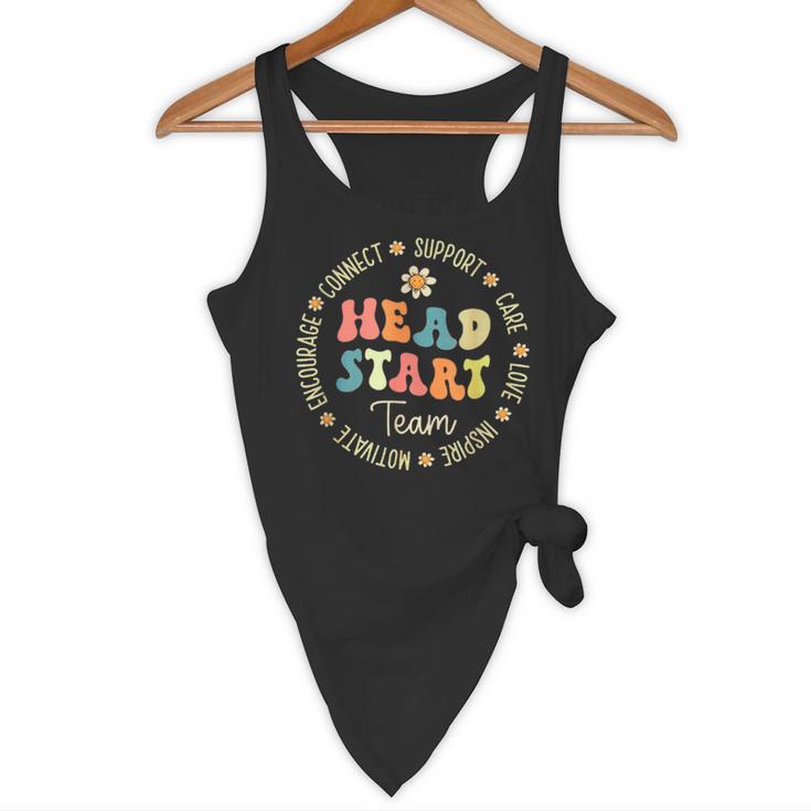 Head Start Team Homeschooling Teacher Back To School Flowy Tank, novelty gifts, funny gifts