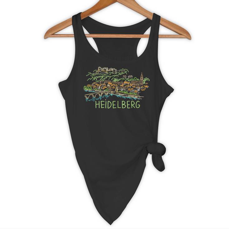 Heidelberg Germany Art Men Women Flowy Tank, novelty gifts, funny gifts