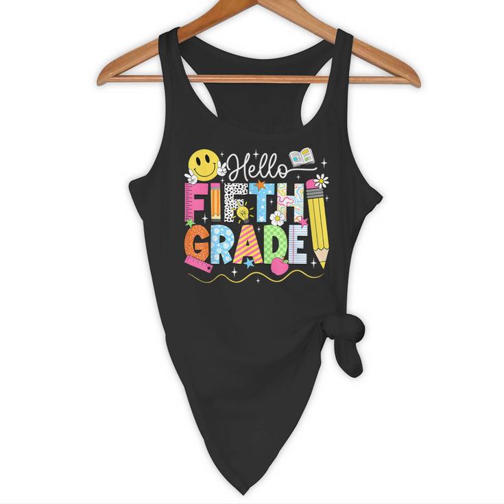Hello Fifth Grade Team 5th Grade Back To School Teacher Kids Flowy Tank, novelty gifts, funny gifts Hello Fifth Grade Team 5th Grade Back To School Teacher Kids Flowy Tank, novelty gifts, funny gifts