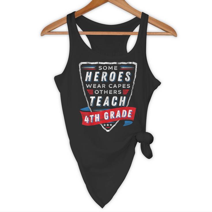 Some Heroes Wear Capes Others Teach 4th Grade Teacher Men Women Kids Flowy Tank, novelty gifts, funny gifts Some Heroes Wear Capes Others Teach 4th Grade Teacher Men Women Kids Flowy Tank, novelty gifts, funny gifts