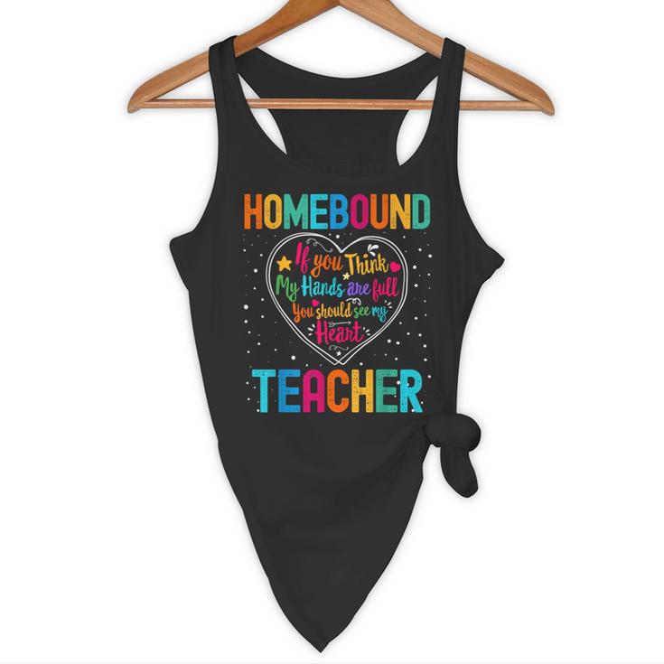 Homebound Teacher Appreciation Week Back To School Heart Flowy Tank, novelty gifts, funny gifts Homebound Teacher Appreciation Week Back To School Heart Flowy Tank, novelty gifts, funny gifts