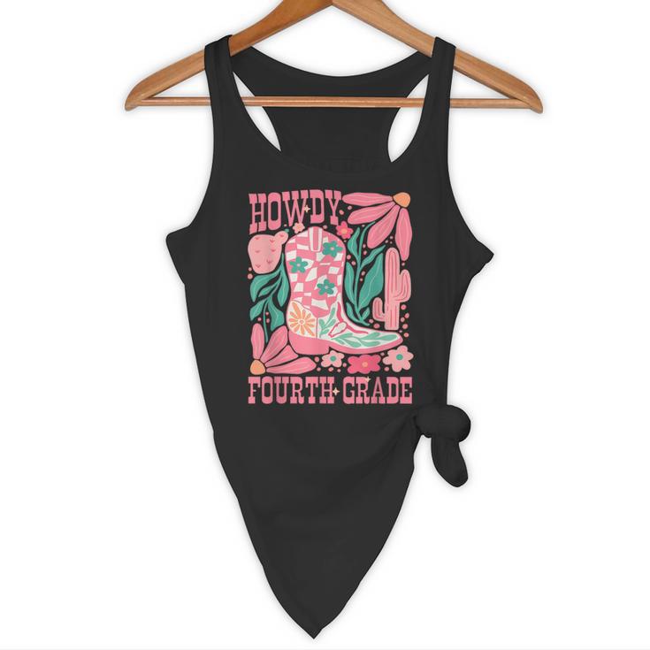 Howdy Fourth Grade Western 4th Grade Teacher Cowboy Cowgirl Flowy Tank, novelty gifts, funny gifts Howdy Fourth Grade Western 4th Grade Teacher Cowboy Cowgirl Flowy Tank, novelty gifts, funny gifts