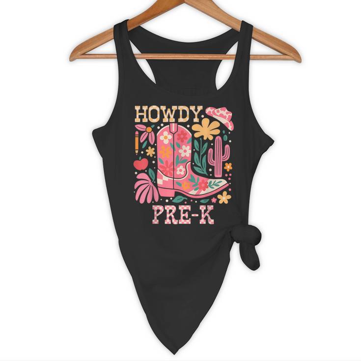 Howdy Pre-K Cowgirls Teacher Back To School Flowy Tank, novelty gifts, funny gifts Howdy Pre-K Cowgirls Teacher Back To School Flowy Tank, novelty gifts, funny gifts