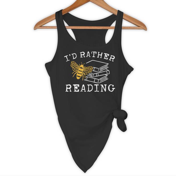 I'd Rather Bee Reading Teacher Librarian Book Lover Flowy Tank, novelty gifts, funny gifts I'd Rather Bee Reading Teacher Librarian Book Lover Flowy Tank, novelty gifts, funny gifts