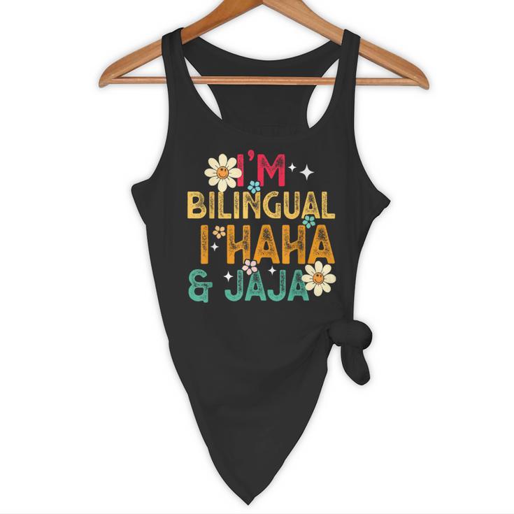 I’m Bilingual I Haha And Jaja Spanish Teacher Bilingual For Men Women Girls Kids Flowy Tank, novelty gifts, funny gifts