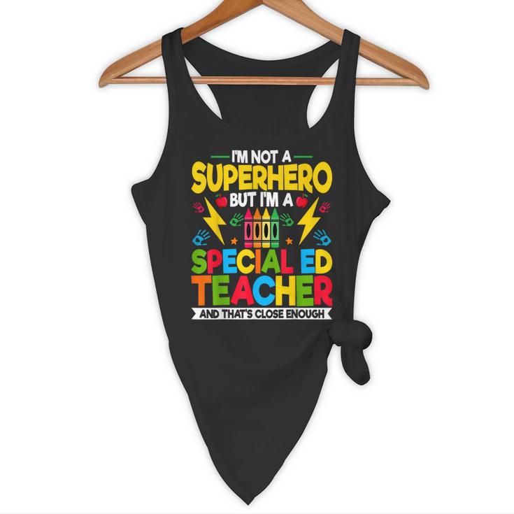 I'm Not a Superhero But I'm a SPED Special Education Teacher Flowy Tank, novelty gifts, funny gifts I'm Not a Superhero But I'm a SPED Special Education Teacher Flowy Tank, novelty gifts, funny gifts