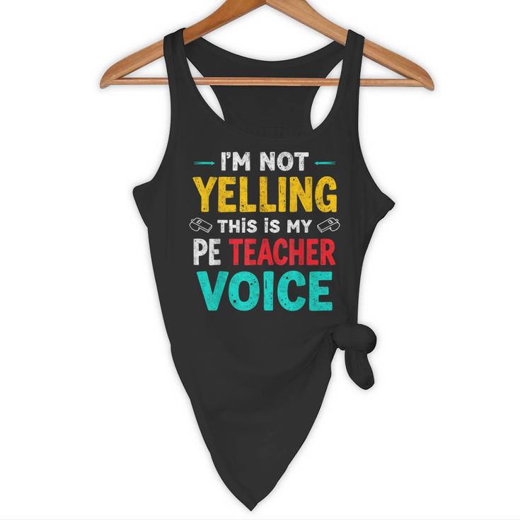 I’m Not Yelling This Is My PE School Teacher Voice I Teach Flowy Tank, novelty gifts, funny gifts I’m Not Yelling This Is My PE School Teacher Voice I Teach Flowy Tank, novelty gifts, funny gifts