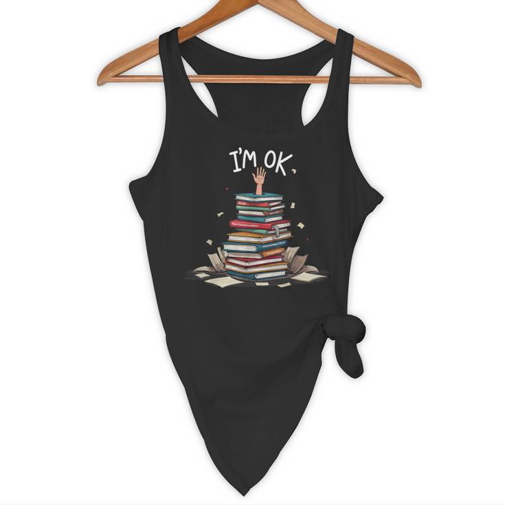 I'm Ok Read Book Reading Nerd Librarian Teacher School Flowy Tank, novelty gifts, funny gifts I'm Ok Read Book Reading Nerd Librarian Teacher School Flowy Tank, novelty gifts, funny gifts