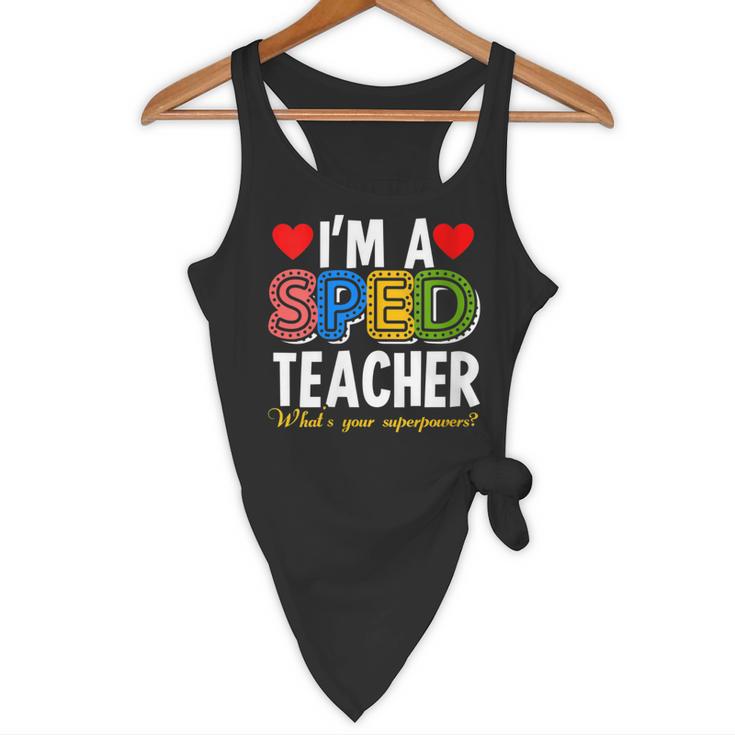 I'm A SPED Teacher Special Education Teacher Flowy Tank, novelty gifts, funny gifts I'm A SPED Teacher Special Education Teacher Flowy Tank, novelty gifts, funny gifts