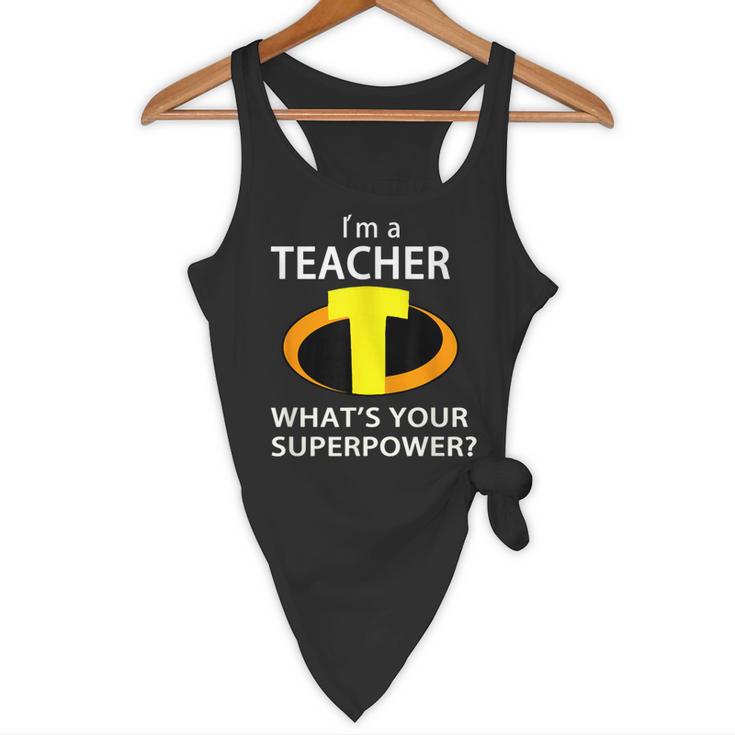 I'm a Teacher What's Your Superpower Teacher Flowy Tank, novelty gifts, funny gifts I'm a Teacher What's Your Superpower Teacher Flowy Tank, novelty gifts, funny gifts