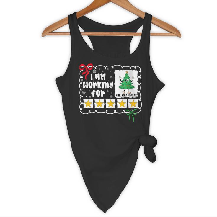 I'm Working For Christmas Break 5 Stars Christmas Teacher Flowy Tank, novelty gifts, funny gifts I'm Working For Christmas Break 5 Stars Christmas Teacher Flowy Tank, novelty gifts, funny gifts