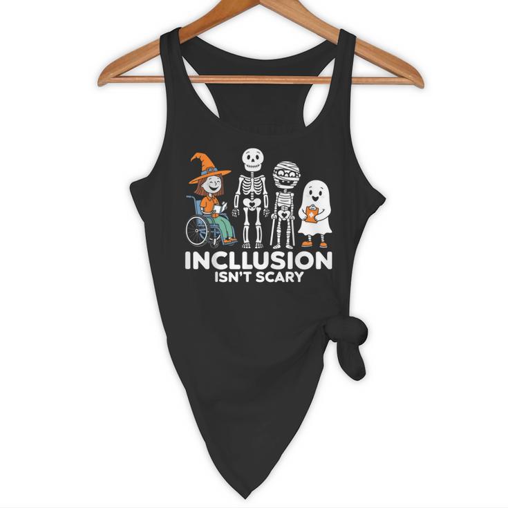 Inclusion Isn't Scary SLP Halloween Costume Sped Teacher Flowy Tank, novelty gifts, funny gifts Inclusion Isn't Scary SLP Halloween Costume Sped Teacher Flowy Tank, novelty gifts, funny gifts