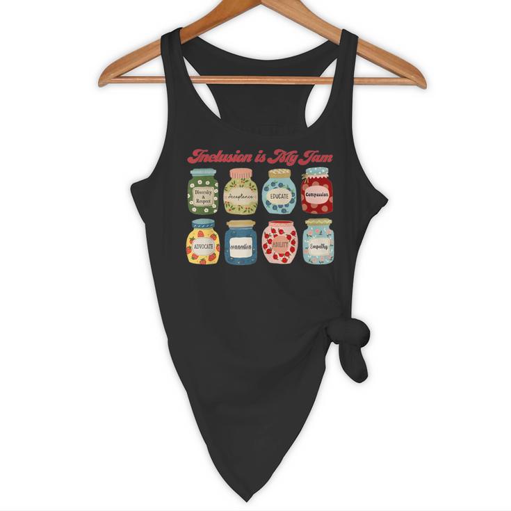 Inclusion Is My Jam Special Education Teacher Autism Flowy Tank, novelty gifts, funny gifts Inclusion Is My Jam Special Education Teacher Autism Flowy Tank, novelty gifts, funny gifts