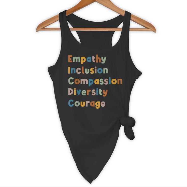 Inclusive Teacher Diversity Inclusion Empathy Teacher Team Flowy Tank, novelty gifts, funny gifts Inclusive Teacher Diversity Inclusion Empathy Teacher Team Flowy Tank, novelty gifts, funny gifts