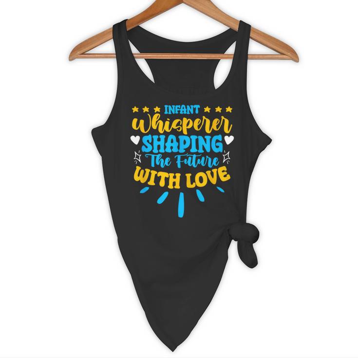 Infant Whisperer Daycare School Childcare Infant Teacher Flowy Tank, novelty gifts, funny gifts