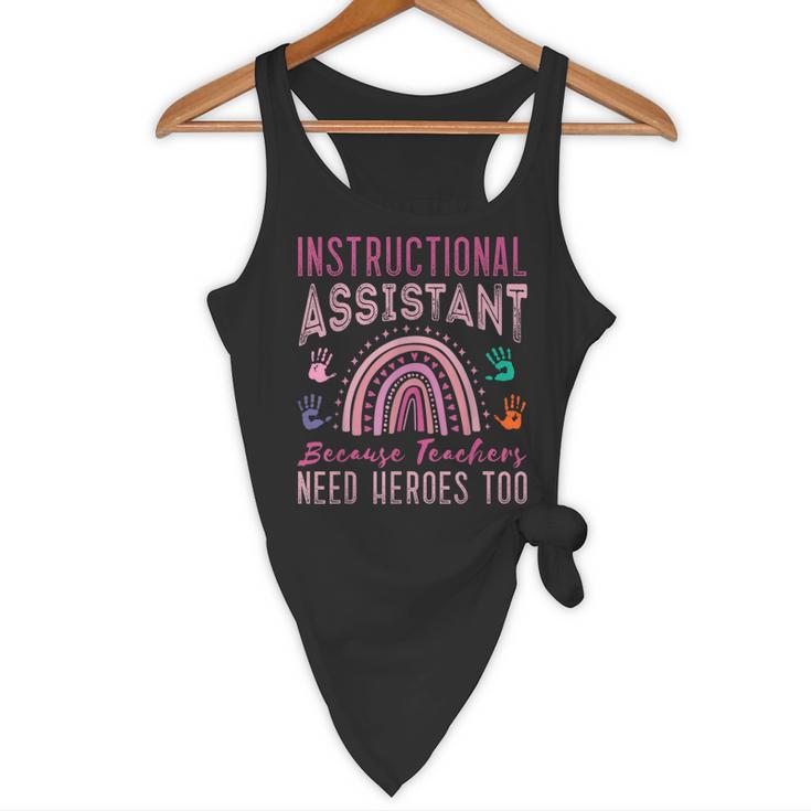 Instructional Assistant Because Teacher Need Hero Learning Flowy Tank, novelty gifts, funny gifts Instructional Assistant Because Teacher Need Hero Learning Flowy Tank, novelty gifts, funny gifts