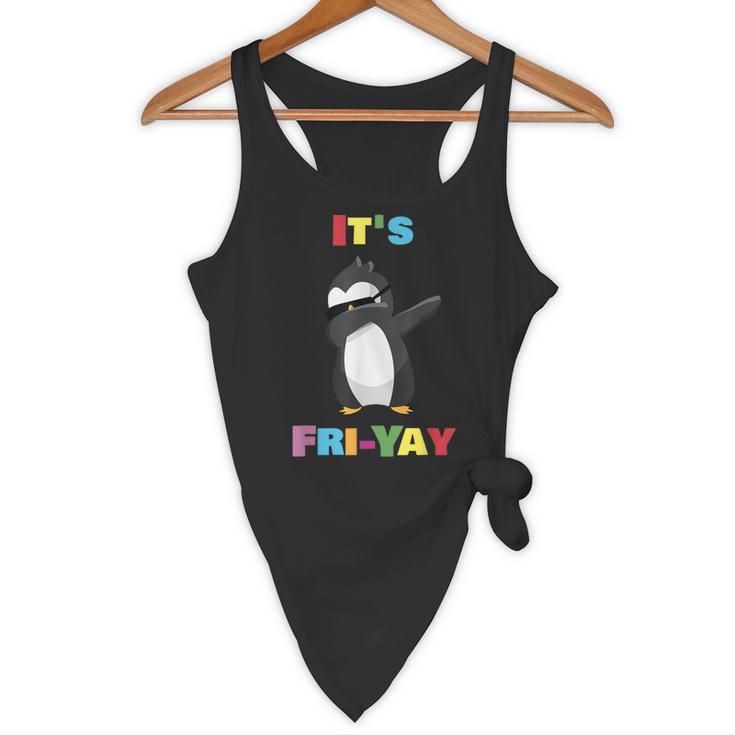 It's Fri-Yay Dabbing Penguin Friday Weekend Teacher Student Flowy Tank, novelty gifts, funny gifts It's Fri-Yay Dabbing Penguin Friday Weekend Teacher Student Flowy Tank, novelty gifts, funny gifts