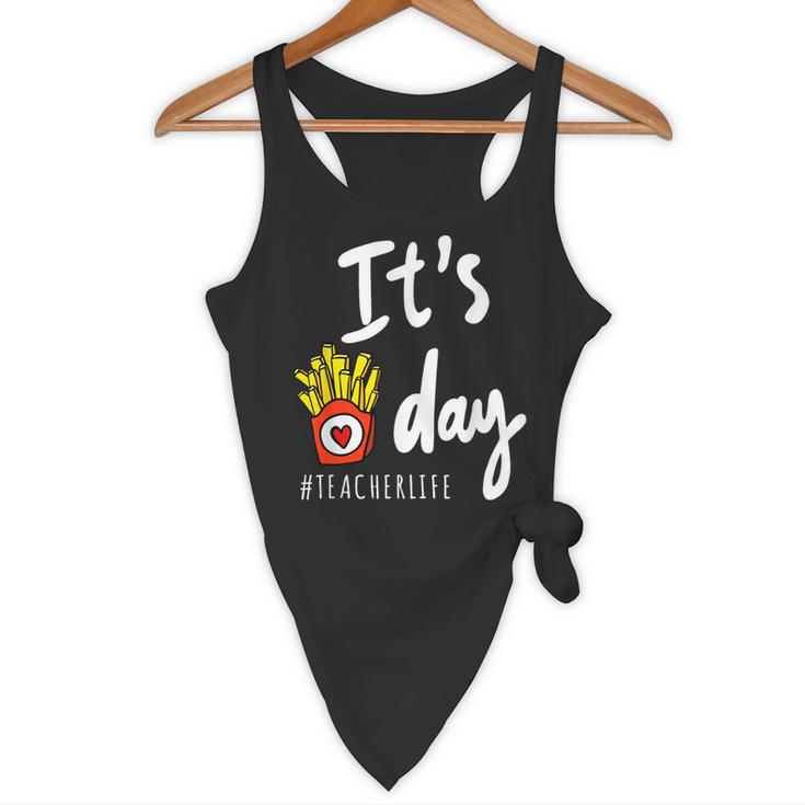 It's Fry Day Teacher Life Flowy Tank, novelty gifts, funny gifts It's Fry Day Teacher Life Flowy Tank, novelty gifts, funny gifts