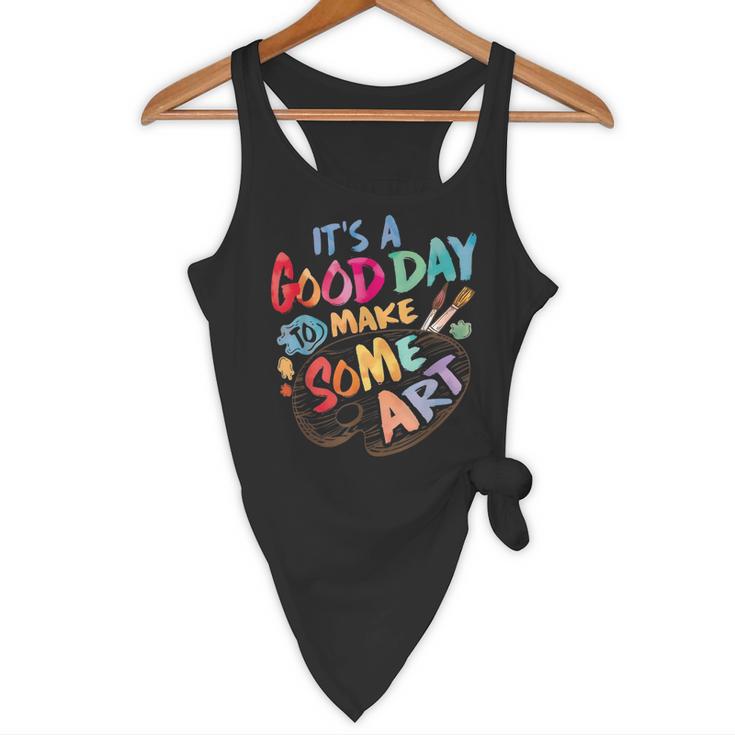 It's A Good Day To Make Some Art Artist Drawing Teacher Tees Flowy Tank, novelty gifts, funny gifts