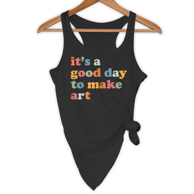 It's A Good Day To Make Some Art Artist Art Teacher Flowy Tank, novelty gifts, funny gifts It's A Good Day To Make Some Art Artist Art Teacher Flowy Tank, novelty gifts, funny gifts