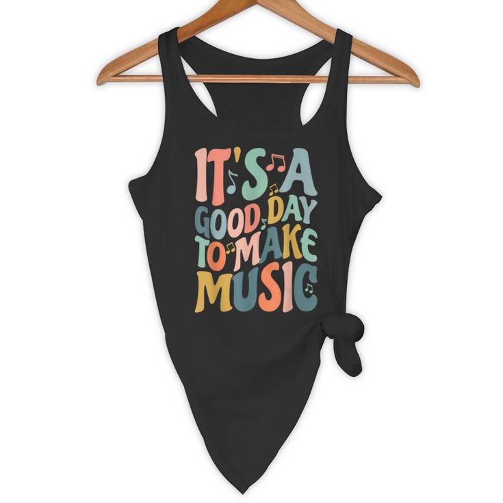 It's A Good Day To Make Music Musician Band Music Teacher Flowy Tank, novelty gifts, funny gifts