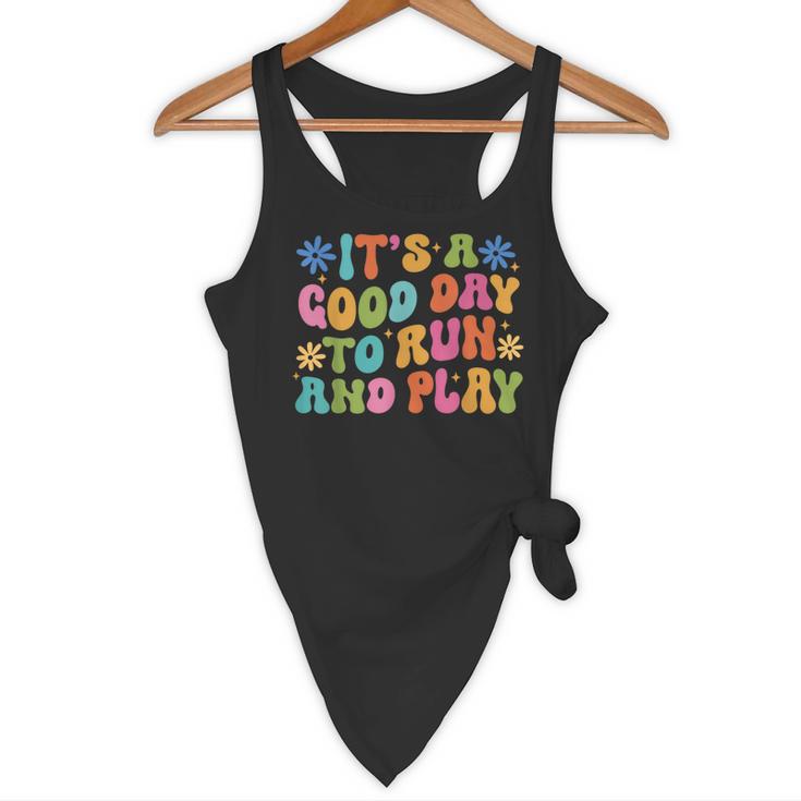 Its A Good Day To Run And Play PE Teacher Physical Education Flowy Tank, novelty gifts, funny gifts Its A Good Day To Run And Play PE Teacher Physical Education Flowy Tank, novelty gifts, funny gifts