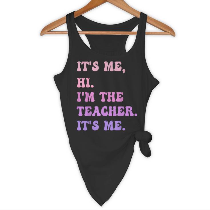 It's Me Hi I'm The TEACHER It's Me Teacher Educator Flowy Tank, novelty gifts, funny gifts It's Me Hi I'm The TEACHER It's Me Teacher Educator Flowy Tank, novelty gifts, funny gifts