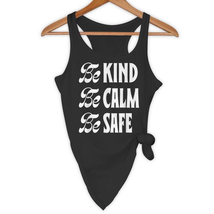 Be Kind Be Calm Be Safe Awareness For Teachers For Men Women Kids Flowy Tank, novelty gifts, funny gifts Be Kind Be Calm Be Safe Awareness For Teachers For Men Women Kids Flowy Tank, novelty gifts, funny gifts