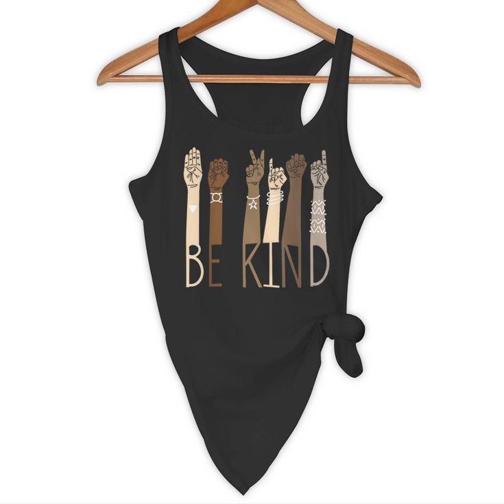 Be Kind Sign Language Hand Talking Teachers Interpreter ASL Men Women Flowy Tank, novelty gifts, funny gifts Be Kind Sign Language Hand Talking Teachers Interpreter ASL Men Women Flowy Tank, novelty gifts, funny gifts