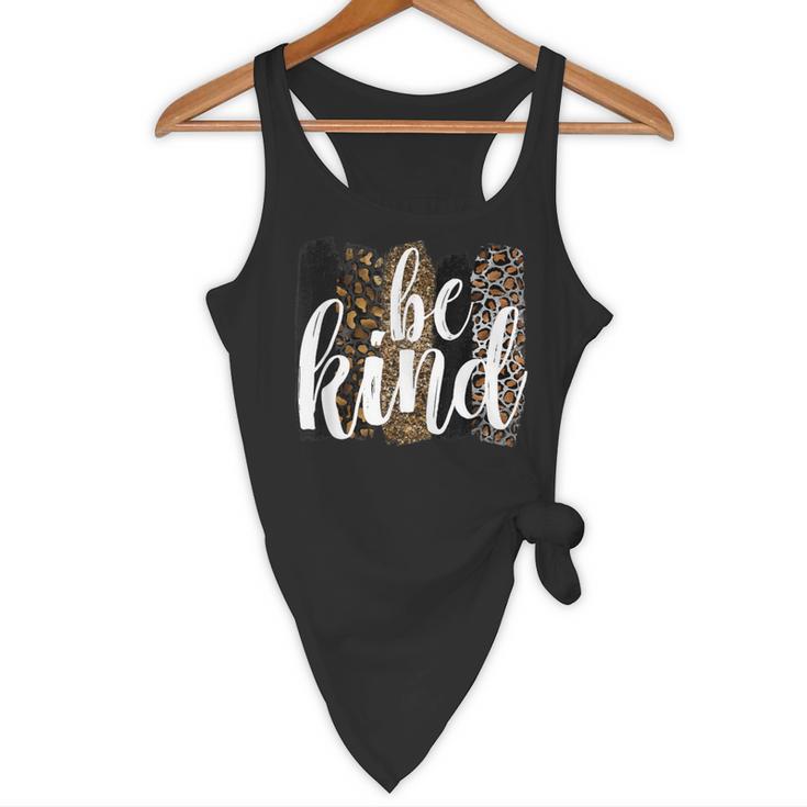 Be Kind Women Inspirational Teacher Animal Print Flowy Tank, novelty gifts, funny gifts Be Kind Women Inspirational Teacher Animal Print Flowy Tank, novelty gifts, funny gifts